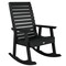 Highwood Usa Weatherly Rocking Chair Outdoor Furniture for Patio, Backyard, Garden AD-RKCH2-BKE - alternate 1